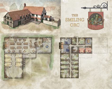 Healy's Inn Map.